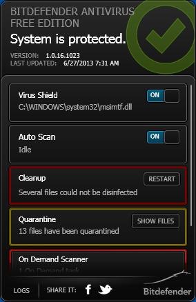 Bitdefender free antivirus download