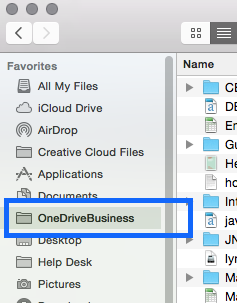 Onedrive for business-synchronisieren-app mac